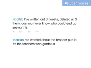 #studentvoices
 