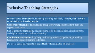 Nurturing Inclusion: Strategies for Educating Children with Special ...
