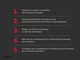 La crise : catalyseur d'innovation