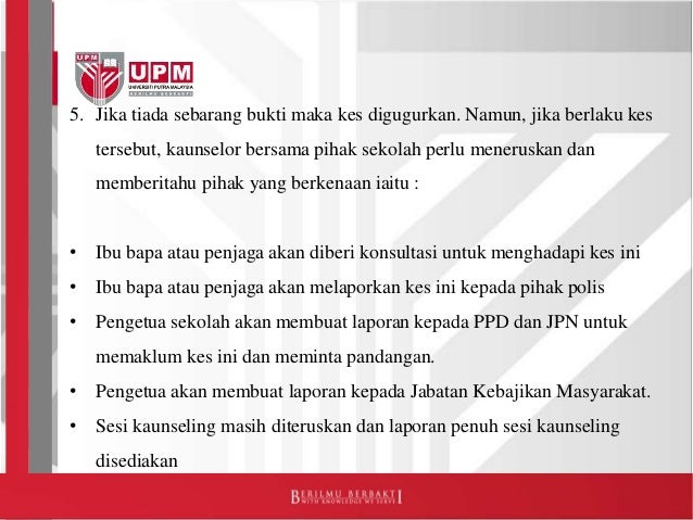 Masalah Gangguan Seksual Dalam Kalangan Pelajar Dan Peranan Kaunselor