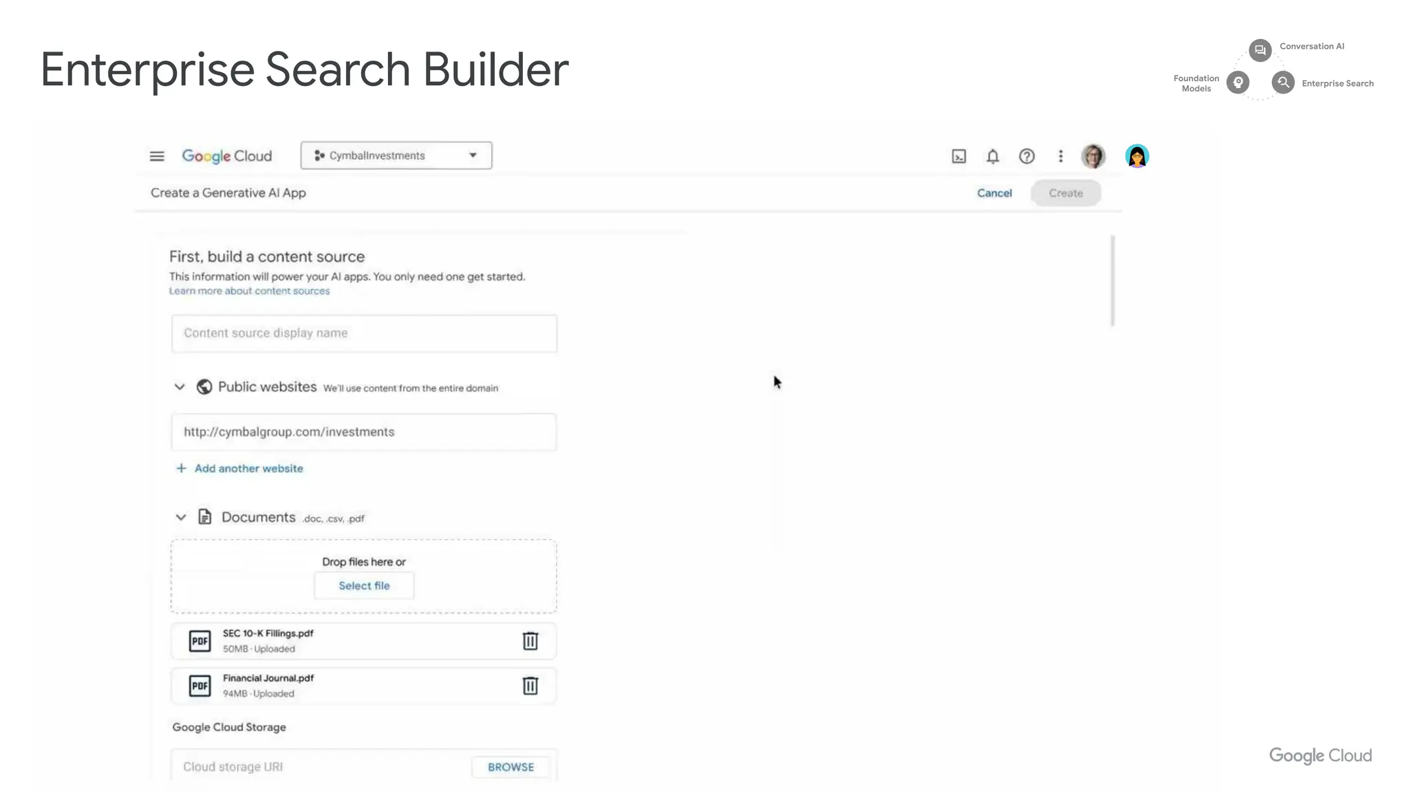 Enterprise Search Builder
 