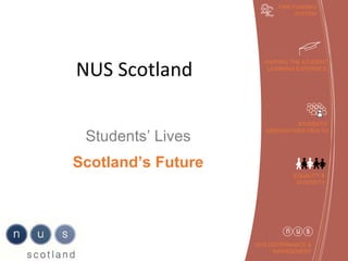 NUS Scotland Students’ Lives Scotland’s Future 