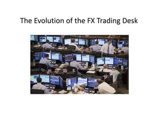 The Evolution of the FX Trading Desk
 