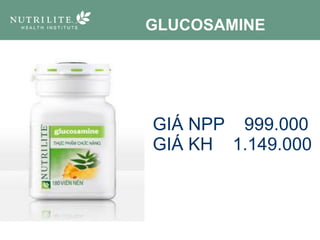 GLUCOSAMINE
GIÁ NPP 999.000
GIÁ KH 1.149.000
 