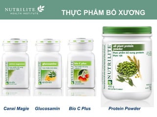 THỰC PHẨM BỔ XƯƠNG
Canxi Magie Glucosamin Bio C Plus Protein Powder
 