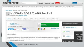 NuSoap & Test Web Services | PPT