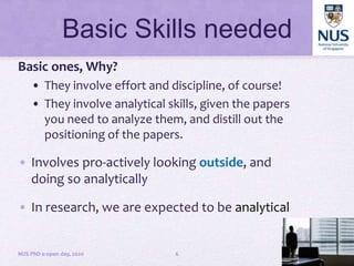 Basic Skills needed
Basic ones, Why?
• They involve effort and discipline, of course!
• They involve analytical skills, gi...
