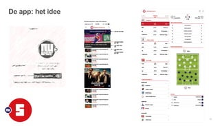 De app: het idee
 
