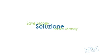 Soluzione
Save Money
Make Money
 