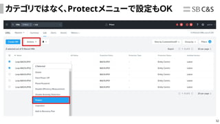 32
カテゴリではなく、Protectメニューで設定もＯＫ
 