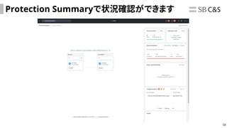 58
Protection Summaryで状況確認ができます
 