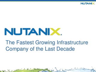 Nutanix Pitch Deck