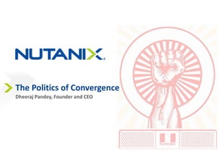 The Politics of Convergence 
Dheeraj Pandey, Founder and CEO 
 
