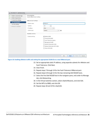 Dell XC630-10 Nutanix on VMware ESXi reference architecture | PDF