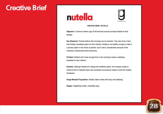 28
Creative Brief
rrAdvertising Group
 