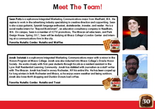 Meet The Team!
30
 