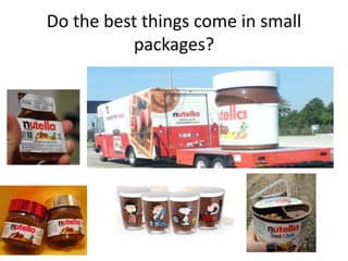 Nutella university project | PPTX