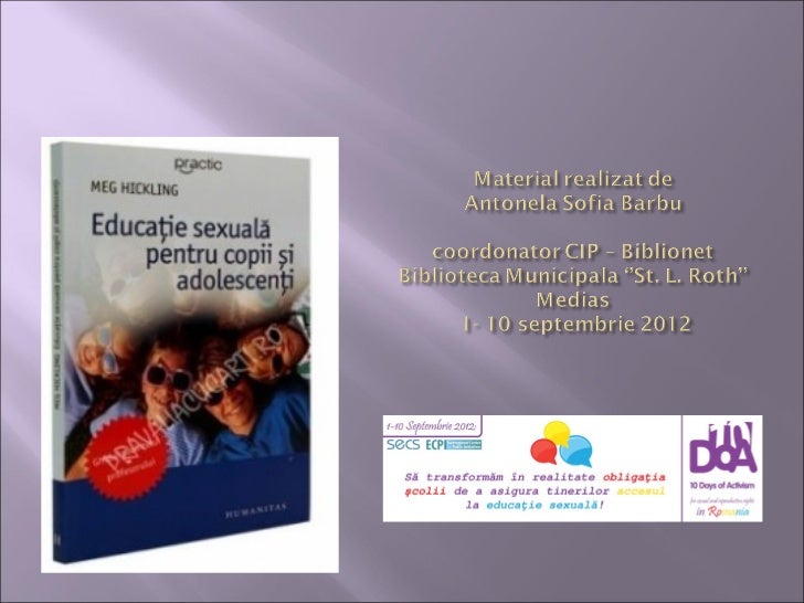 E Nevoie De Educatie Sexuala In Scoala
