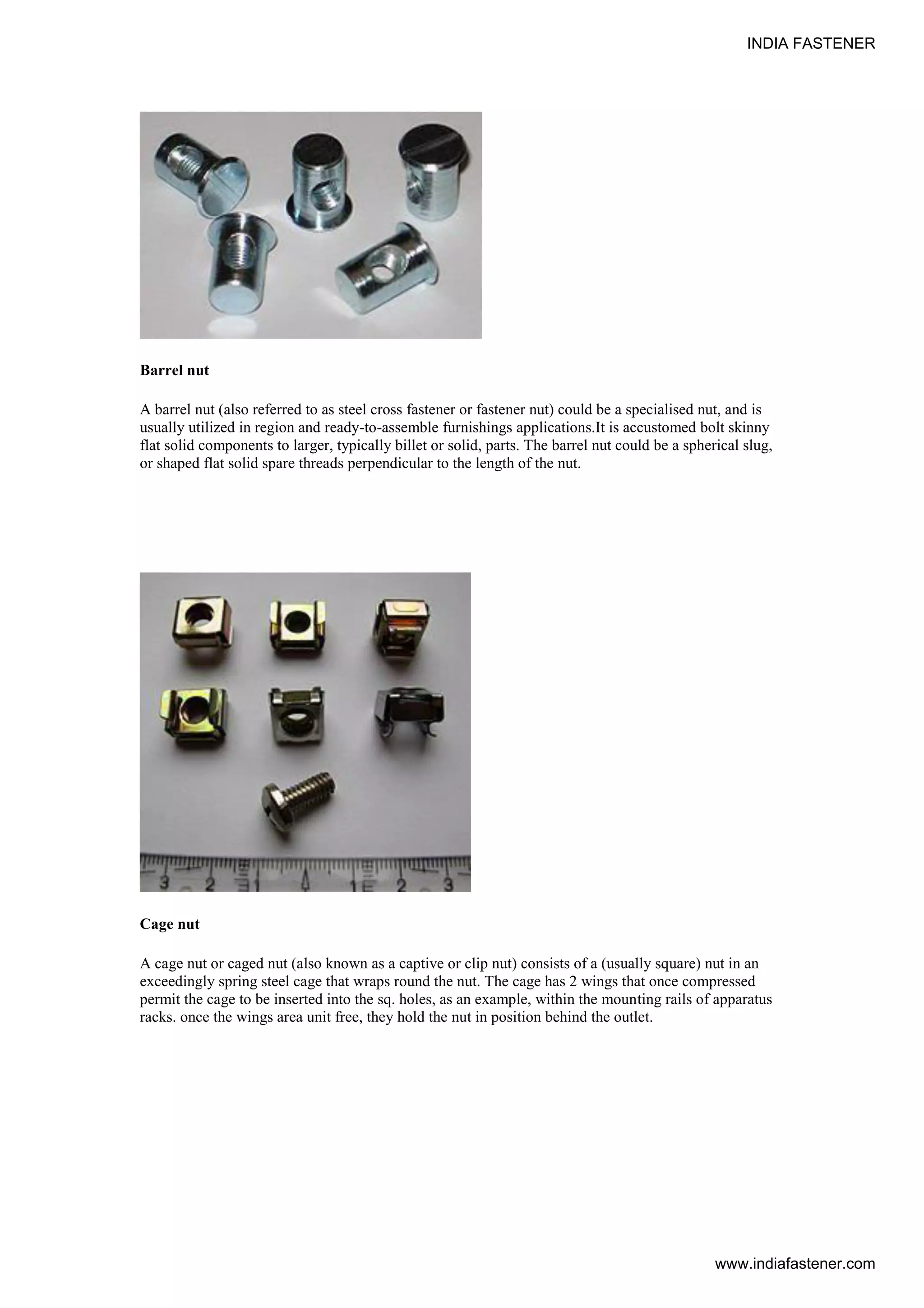 Nut fastener | PDF
