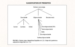 CLASSIFICATION OF PREBIOTICS
 
