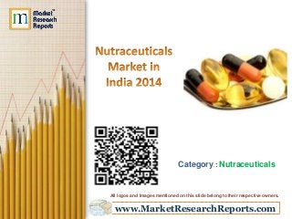 www.MarketResearchReports.com
Category : Nutraceuticals
All logos and Images mentioned on this slide belong to their respective owners.
 