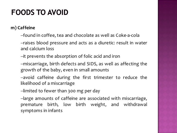 Caffeine And Pregnancy Study