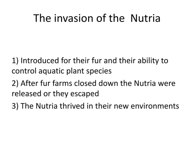 Nutria | PPT