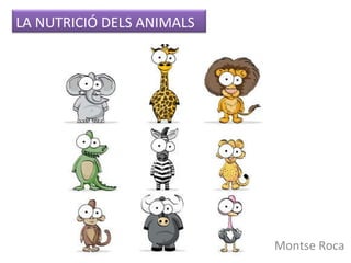 Montse Roca LA NUTRICIÓ DELS ANIMALS 