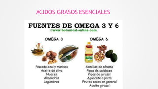 ACIDOS GRASOS ESENCIALES
 