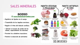SALES MINERALES
 