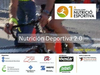 Nutrición Deportiva 2.0
Xavier Iglesias
 