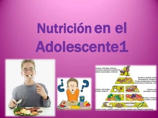 Nutrición en el
Adolescente1
 