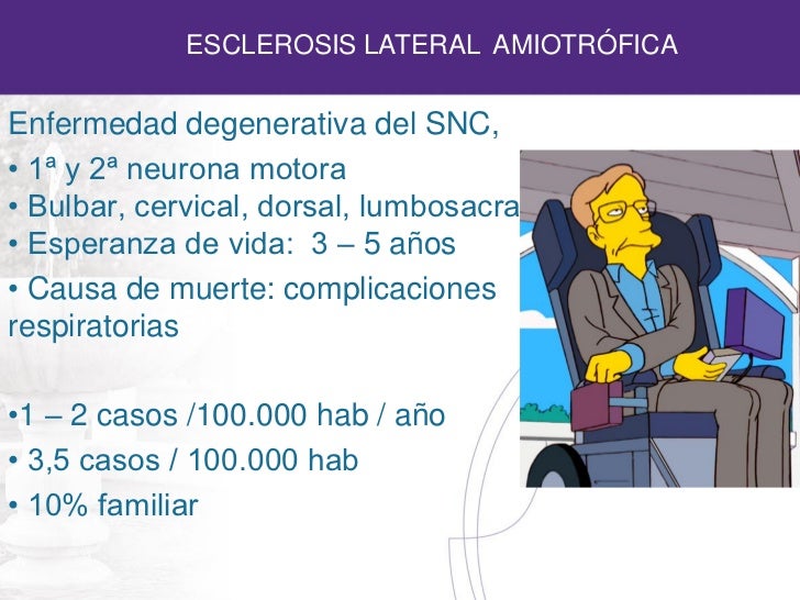 Nutrición en el paciente con Esclerosis Lateral Amiotrófica