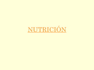 NUTRICIÓN 