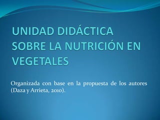 Organizada con base en la propuesta de los autores
(Daza y Arrieta, 2010).
 