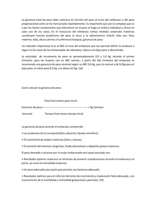 NutricióN Y Embarazo Final
