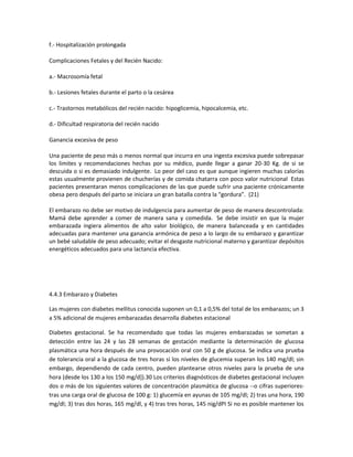 NutricióN Y Embarazo Final