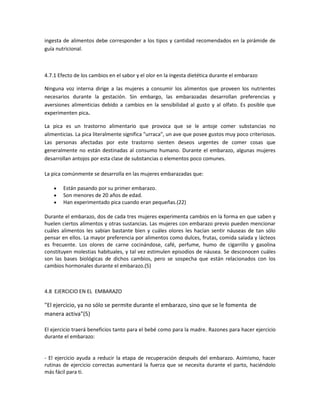 NutricióN Y Embarazo Final