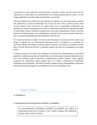NutricióN Y Embarazo Final