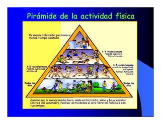 Pirámide de la actividad física
 