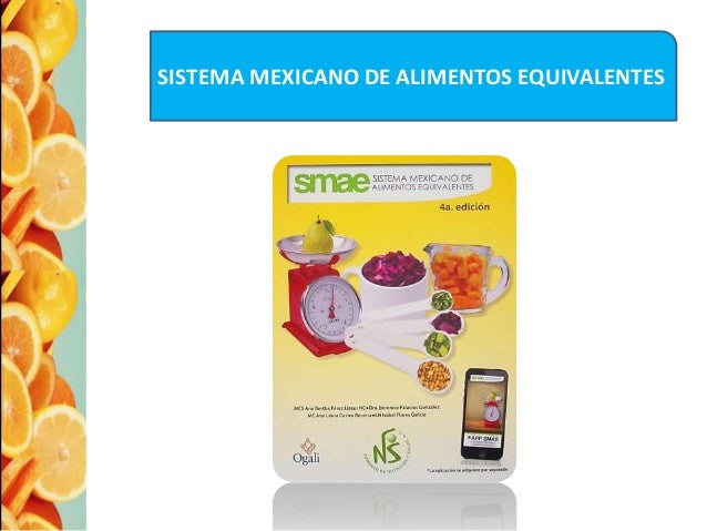 Prescripción nutricia y Sistema Mexicano de Equivalentes