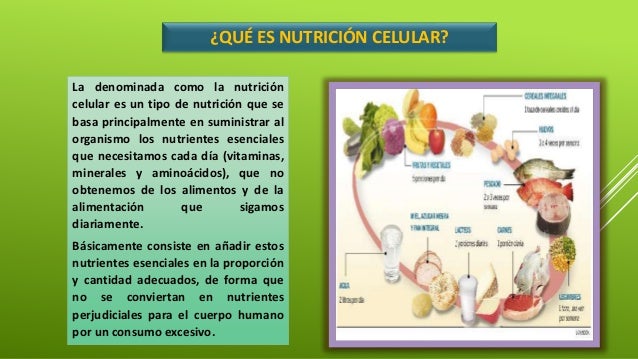 NUTRICIÓN CELULAR