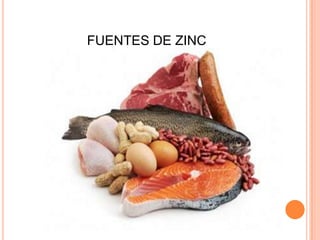 FUENTES DE ZINC