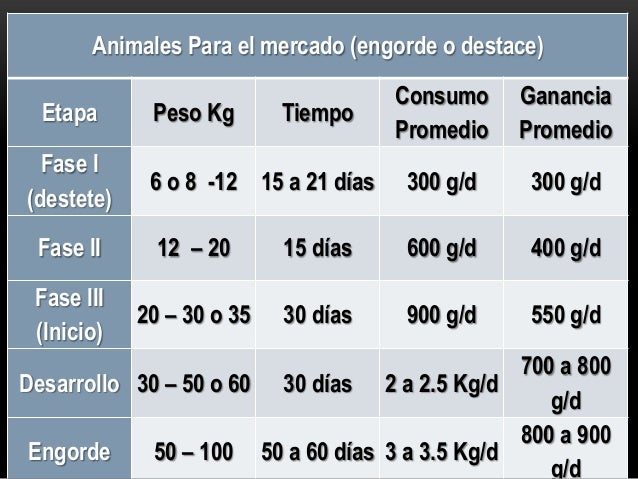 Nutricion de cerdos