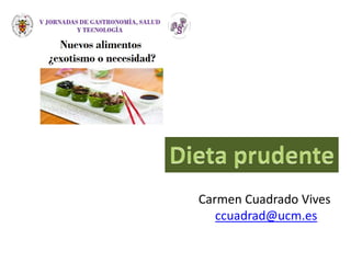 Carmen Cuadrado Vives
ccuadrad@ucm.es
 