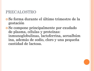 Precalostro Nutricion durante la lactancia | PPTX