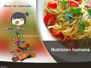 Nutrición humana
 