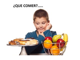 ¿QUE COMER?.....
 