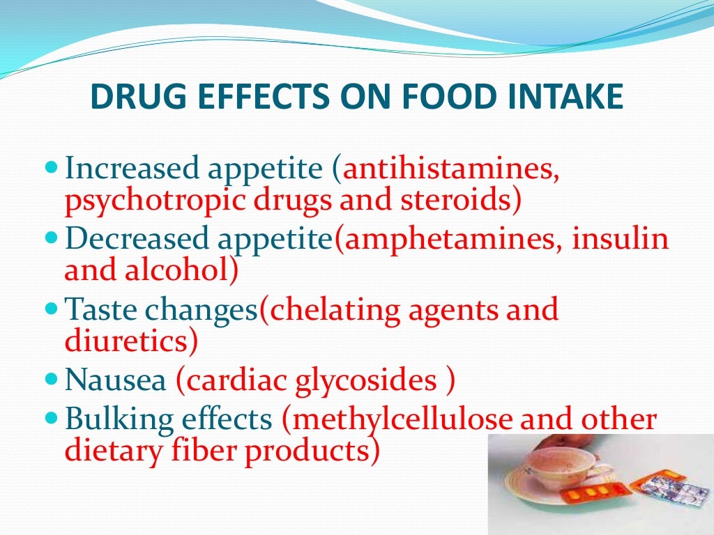 Nutrient drug interaction