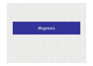 Magnesio
 